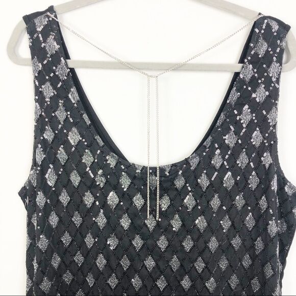 FAITH 21 | Ombré Sequin Top with Chain Necklace Women’s Plus Size 2X - Picture 3 of 8